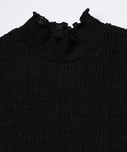 mintdesigns(ミントデザインズ)の「Textured Top(Tシャツ/カットソー・レディース・ホワイト/グレー/ブラック・ONESIZE)」の5枚目の写真