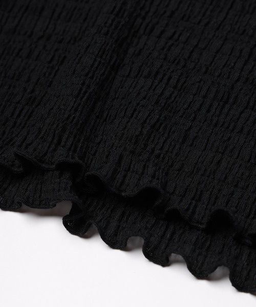 mintdesigns(ミントデザインズ)の「Textured Top(Tシャツ/カットソー・レディース・ホワイト/グレー/ブラック・ONESIZE)」の6枚目の写真