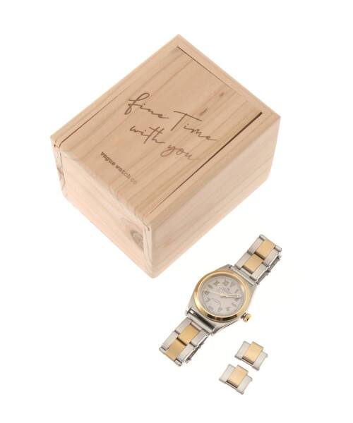 VAGUE WATCH CO.(ヴォーグウォッチカンパニー)の「VAGUE WATCH CO. Vabble Combi 32mm(アナログ腕時計・レディース・シルバー・FREE)」の9枚目の写真