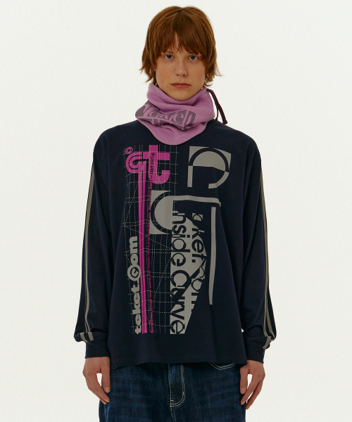 TEKET(テケット)の「Overfocus L/S Tee Navy(Tシャツ/カットソー・メンズ・その他・SMALL/MEDIUM/LARGE)」の1枚目の写真