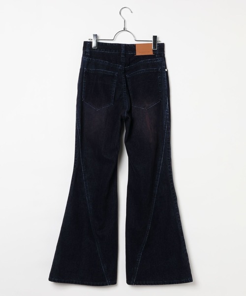 PAGEBOY(ページボーイ)の「フロッキーフレアデニム(デニムパンツ・レディース・ピンク系その他/カーキ系・SMALL/MEDIUM)」の16枚目の写真