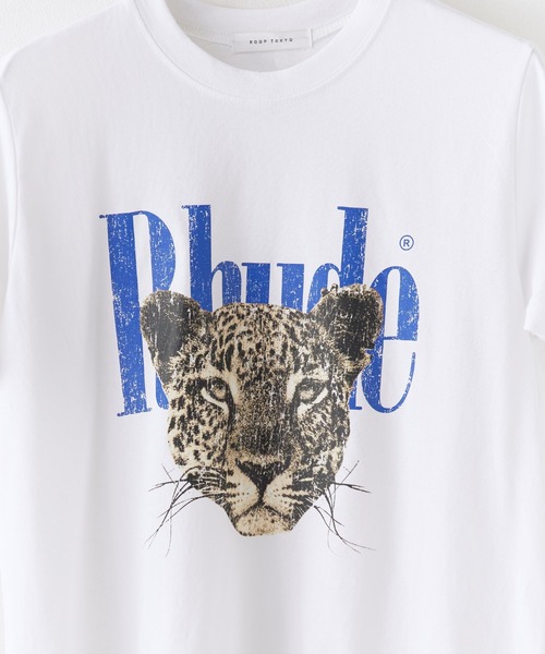 Chick(チック)の「Cheetah Print Compact T-Shirt / チーター プリント コンパクト Tシャツ ミニT チビT ヒョウ 豹 アニマル 動物 レディース メンズ 秋 秋服 2026年秋冬(Tシャツ/カットソー・レディース・ベージュ/ブラック/ホワイト・FREE)」の5枚目の写真
