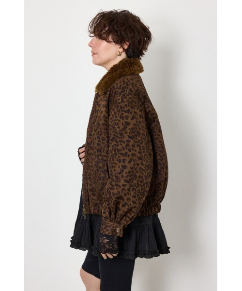 RODEO CROWNS WIDE BOWL（ロデオクラウンズワイドボウル）の「Suede look 2WAY ブルゾン（ブルゾン・レディース・ブラック/ベージュ系その他/ブラウン・FREE）」の10枚目の写真