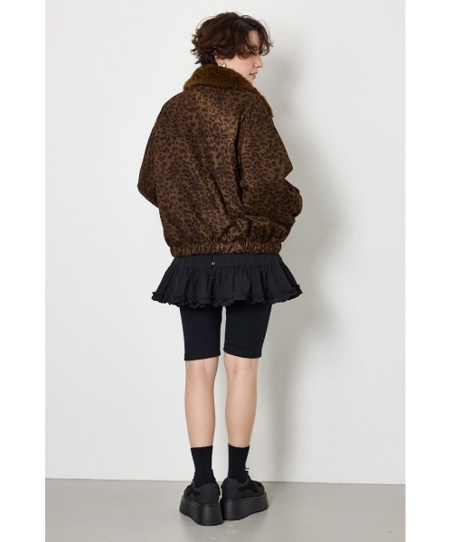 RODEO CROWNS WIDE BOWL（ロデオクラウンズワイドボウル）の「Suede look 2WAY ブルゾン（ブルゾン・レディース・ブラック/ベージュ系その他/ブラウン・FREE）」の13枚目の写真