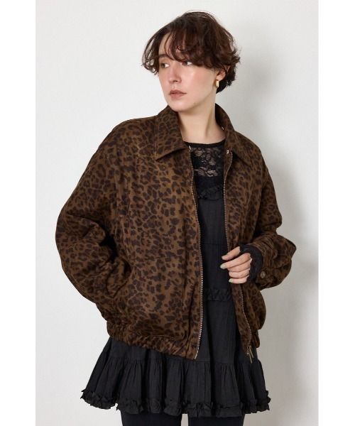 RODEO CROWNS WIDE BOWL（ロデオクラウンズワイドボウル）の「Suede look 2WAY ブルゾン（ブルゾン・レディース・ブラック/ベージュ系その他/ブラウン・FREE）」の14枚目の写真