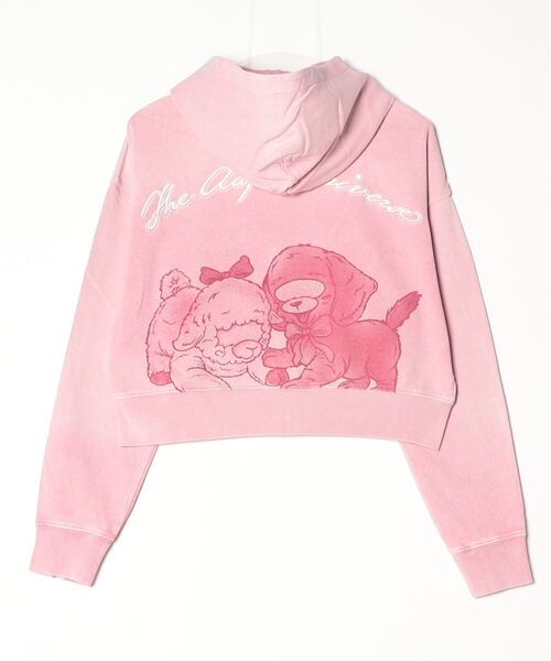 AAPE BY A BATHING APE（エーエイプバイアベイシングエイプ）の「AAPE MAIN ZIP UP HOODIE（パーカー・レディース・ネイビー/ライトピンク・X-SMALL/XX-SMALL/SMALL）」の11枚目の写真