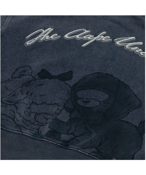 AAPE BY A BATHING APE（エーエイプバイアベイシングエイプ）の「AAPE MAIN ZIP UP HOODIE（パーカー・レディース・ネイビー/ライトピンク・X-SMALL/XX-SMALL/SMALL）」の6枚目の写真