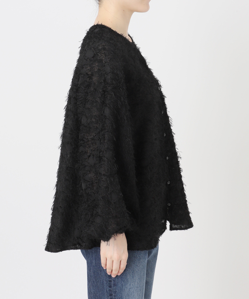 Spick & Span(スピックアンドスパン)の「カットジャガードパフスリーブブラウス(シャツ/ブラウス・レディース・ブラック/アイボリー・FREE)」の22枚目の写真