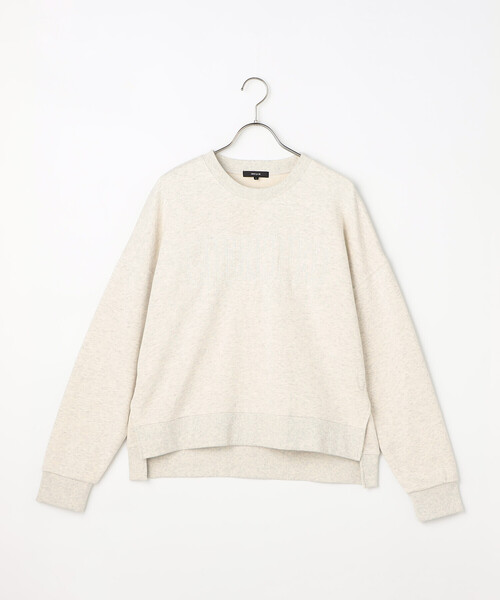 COMME CA ISM(コムサイズム)の「ロゴ裏毛スウェット(Tシャツ/カットソー・レディース・オートミール/ブラック・L/M)」の14枚目の写真