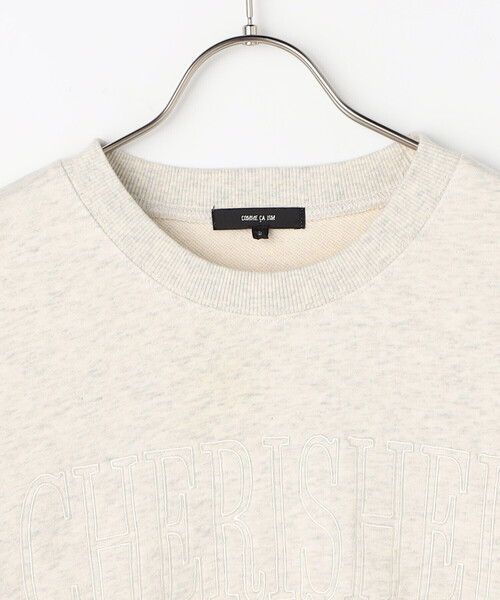 COMME CA ISM(コムサイズム)の「ロゴ裏毛スウェット(Tシャツ/カットソー・レディース・オートミール/ブラック・L/M)」の17枚目の写真