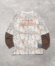 Fishs Eddy（フィッシュエディ）の「【FISHS EDDY(フィッシュエディ)】レイヤードTシャツ【UNISEX】（Tシャツ/カットソー）」