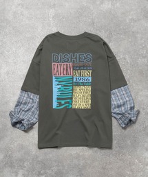 Fishs Eddy（フィッシュエディ）の「【FISHS EDDY(フィッシュエディ)】レイヤードTシャツ【UNISEX】（Tシャツ/カットソー）」