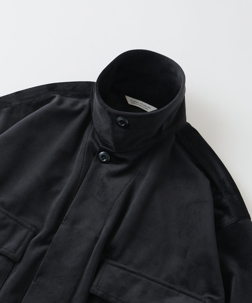 JOURNAL STANDARD（ジャーナルスタンダード）の「ベロア BDU（ミリタリージャケット・メンズ・ピンク/チャコールグレー/ブラック・MEDIUM/LARGE）」の9枚目の写真
