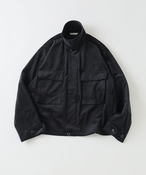 JOURNAL STANDARD（ジャーナルスタンダード）の「ベロア BDU（ミリタリージャケット・メンズ・ピンク/チャコールグレー/ブラック・MEDIUM/LARGE）」の10枚目の写真
