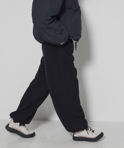 EKAL（エカル）の「ウォームドジャージワイドパンツ（その他パンツ・レディース・ブラック/ダークパープル/アイボリー・ONE）」の14枚目の写真