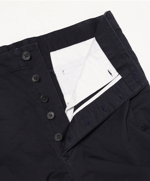 OURET（オーレット）の「20 CHINO STRETCH SLASH POCKET GAZETTE CROTCH SKINNY PANTS（チノパンツ・メンズ・ベージュ/ネイビー/マスタード/カーキ/ブラック・2/3/1）」の21枚目の写真