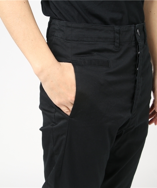 OURET（オーレット）の「20 CHINO STRETCH SLASH POCKET GAZETTE CROTCH SKINNY PANTS（チノパンツ・メンズ・ベージュ/ネイビー/マスタード/カーキ/ブラック・2/3/1）」の16枚目の写真