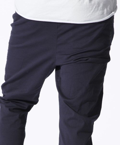 OURET（オーレット）の「20 CHINO STRETCH SLASH POCKET GAZETTE CROTCH SKINNY PANTS（チノパンツ・メンズ・ベージュ/ネイビー/マスタード/カーキ/ブラック・2/3/1）」の12枚目の写真