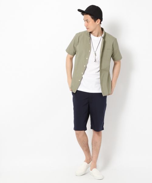 GLOBAL WORK（グローバルワーク）の「ブロードシャツ半袖/721411（シャツ/ブラウス・メンズ・ホワイト/カーキ/ネイビー・LARGE/SMALL/MEDIUM/X-LARGE）」の12枚目の写真