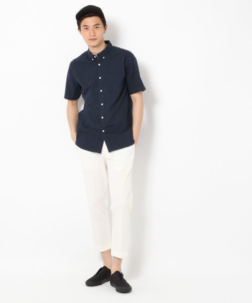 GLOBAL WORK（グローバルワーク）の「ブロードシャツ半袖/721411（シャツ/ブラウス・メンズ・ホワイト/カーキ/ネイビー・LARGE/SMALL/MEDIUM/X-LARGE）」の13枚目の写真