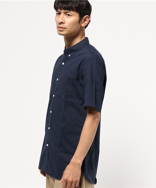 GLOBAL WORK（グローバルワーク）の「ブロードシャツ半袖/721411（シャツ/ブラウス・メンズ・ホワイト/カーキ/ネイビー・LARGE/SMALL/MEDIUM/X-LARGE）」の4枚目の写真
