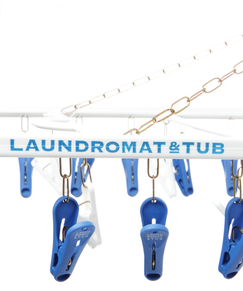 niko and...（ニコアンド）の「[LAUNDROMAT&TUB]角ハンガー40（ランドリーグッズ・レディース・ホワイト/ピンク・0）」の5枚目の写真