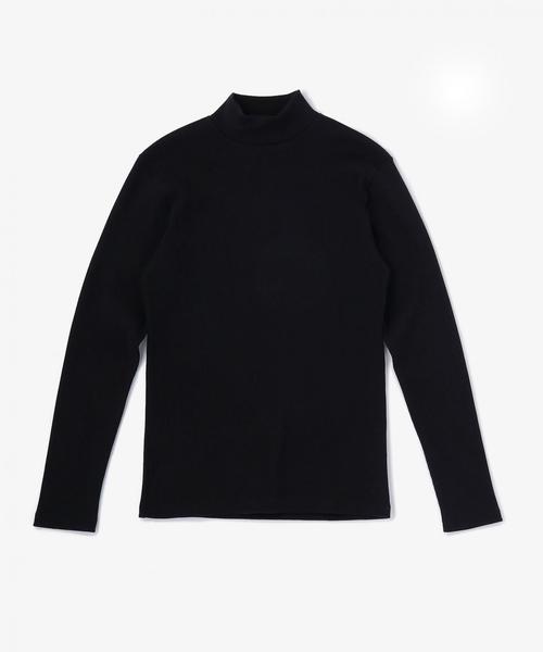 UNITED ARROWS（ユナイテッドアローズ）の「USCM リブ モックネック カットソー◆（Tシャツ/カットソー・メンズ・ベージュ/ネイビー/ブラック/ホワイト・LARGE/SMALL/MEDIUM/X-SMALL/XX-LARGE/X-LARGE）」の4枚目の写真