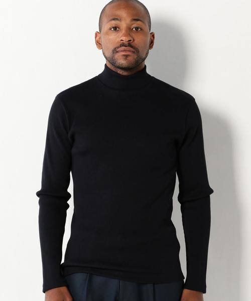 UNITED ARROWS（ユナイテッドアローズ）の「USCM リブ モックネック カットソー◆（Tシャツ/カットソー・メンズ・ベージュ/ネイビー/ブラック/ホワイト・LARGE/SMALL/MEDIUM/X-SMALL/XX-LARGE/X-LARGE）」の18枚目の写真