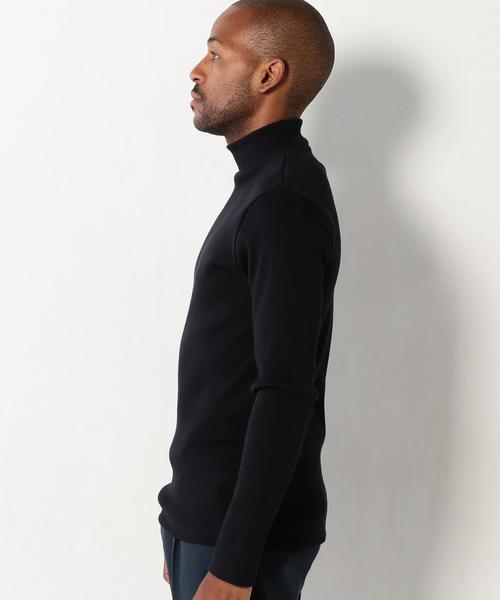 UNITED ARROWS（ユナイテッドアローズ）の「USCM リブ モックネック カットソー◆（Tシャツ/カットソー・メンズ・ベージュ/ネイビー/ブラック/ホワイト・LARGE/SMALL/MEDIUM/X-SMALL/XX-LARGE/X-LARGE）」の19枚目の写真