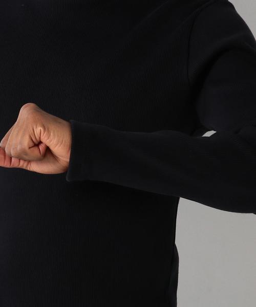 UNITED ARROWS（ユナイテッドアローズ）の「USCM リブ モックネック カットソー◆（Tシャツ/カットソー・メンズ・ベージュ/ネイビー/ブラック/ホワイト・LARGE/SMALL/MEDIUM/X-SMALL/XX-LARGE/X-LARGE）」の10枚目の写真