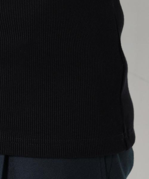 UNITED ARROWS（ユナイテッドアローズ）の「USCM リブ モックネック カットソー◆（Tシャツ/カットソー・メンズ・ベージュ/ネイビー/ブラック/ホワイト・LARGE/SMALL/MEDIUM/X-SMALL/XX-LARGE/X-LARGE）」の11枚目の写真