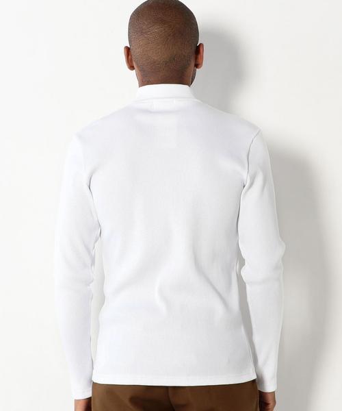 UNITED ARROWS（ユナイテッドアローズ）の「USCM リブ モックネック カットソー◆（Tシャツ/カットソー・メンズ・ベージュ/ネイビー/ブラック/ホワイト・LARGE/SMALL/MEDIUM/X-SMALL/XX-LARGE/X-LARGE）」の12枚目の写真