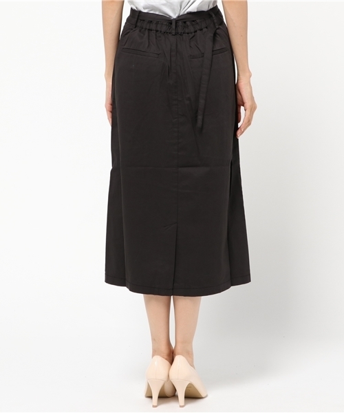 LBC（エルビーシー）の「コットンレーヨンツイルベルト付きタイトスカート（スカート・レディース・ダークグレー/モカ・MEDIUM/LARGE）」の5枚目の写真