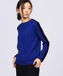 EN ROUTE | ENR ラインスリーブニット(ニット/セーター)