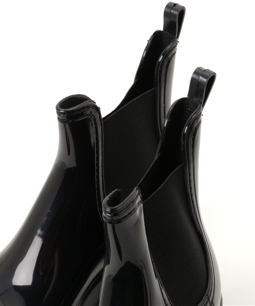 aimoha（アイモハ）の「サイドゴアウェッジソールショートレインブーツ（レインシューズ・レディース・グレー/ワインレッド/ブラック/ベージュ・23.5/23/24/25/24.5/22.5）」の11枚目の写真