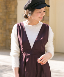 URBAN RESEARCH Sonny Label | Sonny Label 袖シャギーニットプルオーバー(ニット/セーター)
