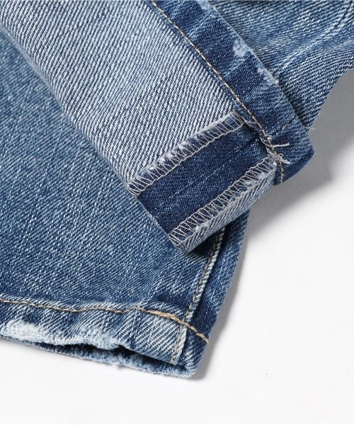 WEGO(ウィゴー)の「WEGO/クロップドフレアジーンズ(デニムパンツ・レディース・ライトインディゴブルー/インディゴブルー・MEDIUM/LARGE)」の19枚目の写真