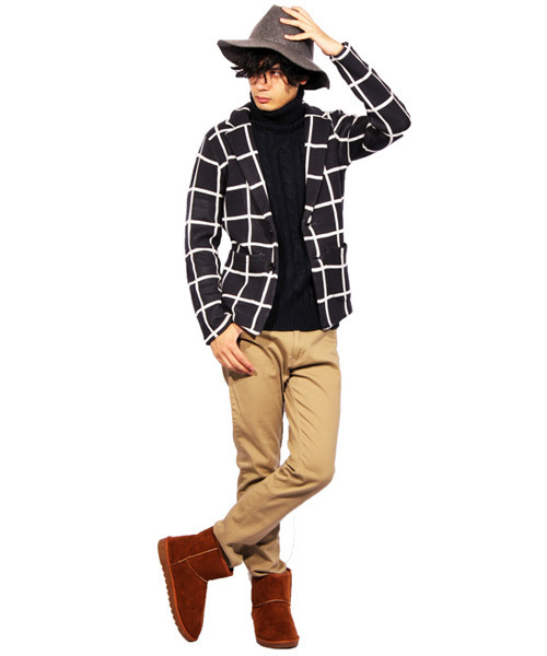 8(eight)(エイト)の「裏ボア ショート ムートンブーツ (ブーツ・メンズ・ブラック/ブラウン/グレー・SMALL/LARGE/MEDIUM/X-LARGE)」の16枚目の写真