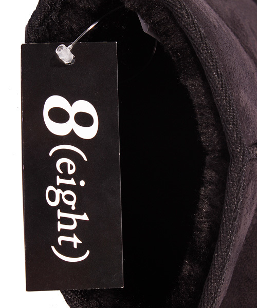 8(eight)(エイト)の「裏ボア ショート ムートンブーツ (ブーツ・メンズ・ブラック/ブラウン/グレー・SMALL/LARGE/MEDIUM/X-LARGE)」の5枚目の写真