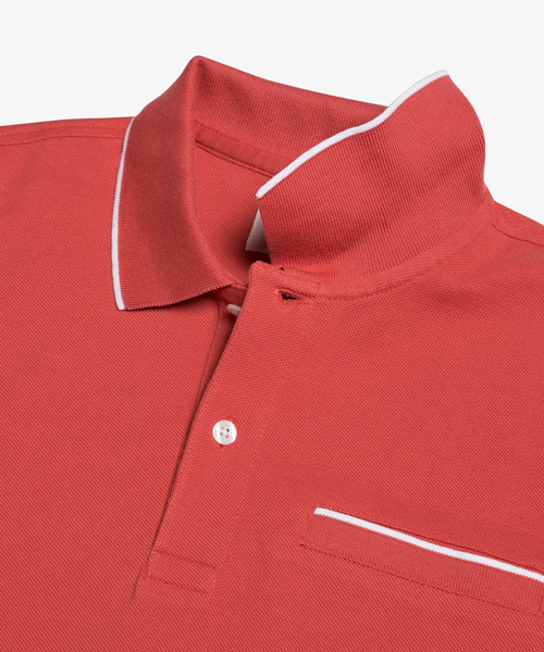 BROOKS BROTHERS（ブルックスブラザーズ）の「Red Fleece コットンピケ ティップド ポロシャツ 【洗濯機使用可】（ポロシャツ・メンズ・ネイビー/レッド・LARGE/X-SMALL/MEDIUM/SMALL）」の13枚目の写真