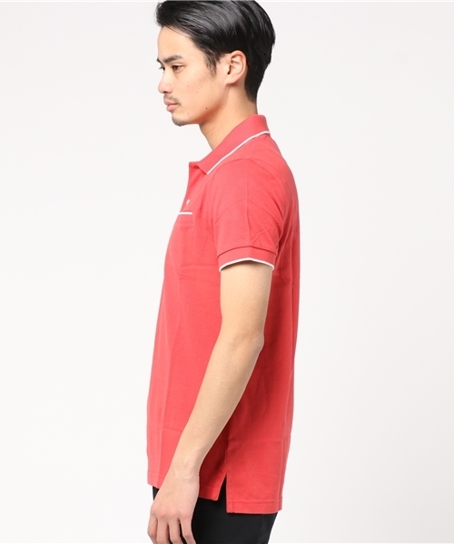 BROOKS BROTHERS（ブルックスブラザーズ）の「Red Fleece コットンピケ ティップド ポロシャツ 【洗濯機使用可】（ポロシャツ・メンズ・ネイビー/レッド・LARGE/X-SMALL/MEDIUM/SMALL）」の3枚目の写真