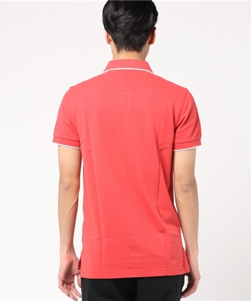 BROOKS BROTHERS（ブルックスブラザーズ）の「Red Fleece コットンピケ ティップド ポロシャツ 【洗濯機使用可】（ポロシャツ・メンズ・ネイビー/レッド・LARGE/X-SMALL/MEDIUM/SMALL）」の4枚目の写真