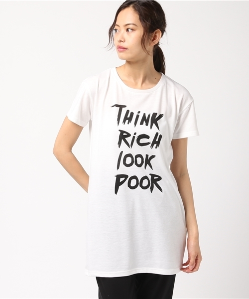 VENCEEXCHANGE（ヴァンスエクスチェンジ）の「チュールＴシャツセット（Tシャツ/カットソー・レディース・ブラック/オフホワイト・MEDIUM）」の11枚目の写真