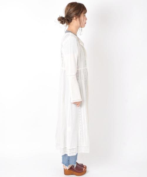 Khaju(カージュ)の「Khaju:アンティークレース2WAYハオリ◇(カーディガン/ボレロ・レディース・ホワイト/ネイビー・ONE SIZE)」の12枚目の写真