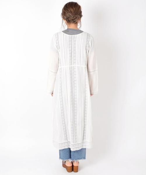Khaju(カージュ)の「Khaju:アンティークレース2WAYハオリ◇(カーディガン/ボレロ・レディース・ホワイト/ネイビー・ONE SIZE)」の13枚目の写真