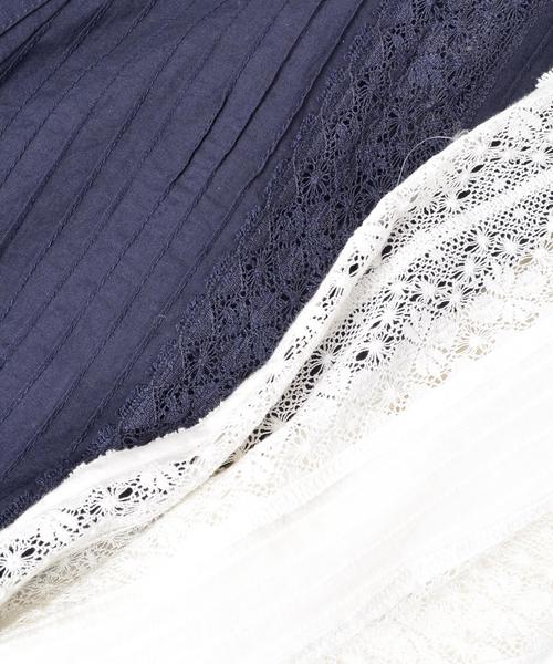 Khaju(カージュ)の「Khaju:アンティークレース2WAYハオリ◇(カーディガン/ボレロ・レディース・ホワイト/ネイビー・ONE SIZE)」の7枚目の写真
