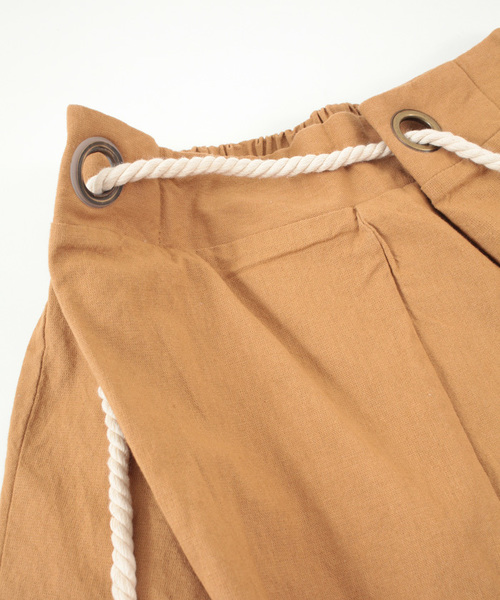 titivate（ティティベイト）の「ｳｴｽﾄﾛｰﾌﾟﾜｲﾄﾞﾊﾟﾝﾂ（その他パンツ・レディース・キャメル/ライトベージュ/カーキ/ネイビー・M）」の14枚目の写真
