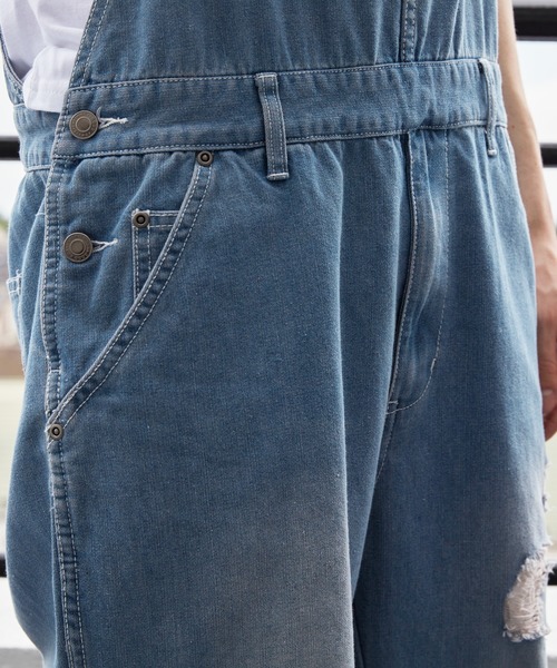 ８(eight)（エイト）の「ダメージデニムオーバーオール（サロペット/オーバーオール・メンズ・インディゴブルー/ブルー/ブルー系その他/ブルー系その他2・FREE）」の21枚目の写真