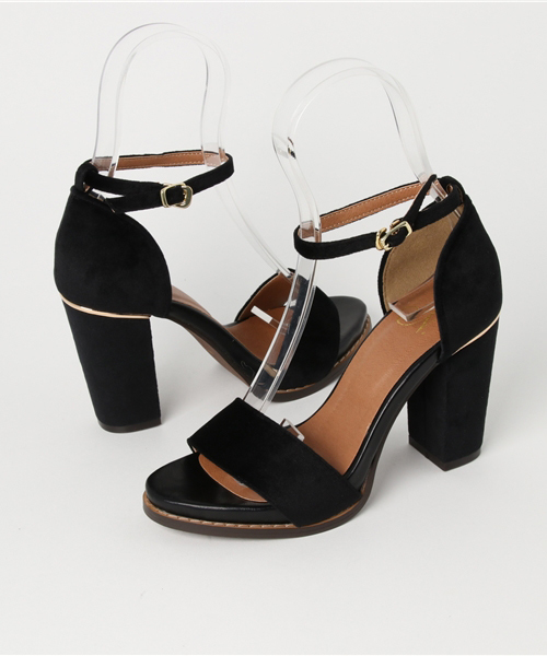 N.(N. Natural Beauty Basic)(エヌエヌナチュラルビューティーベーシック)の「【JJ 10月号掲載】ベロアサンダル(サンダル・レディース・ピンク/ブラック/グレー・MEDIUM/LARGE/SMALL)」の12枚目の写真