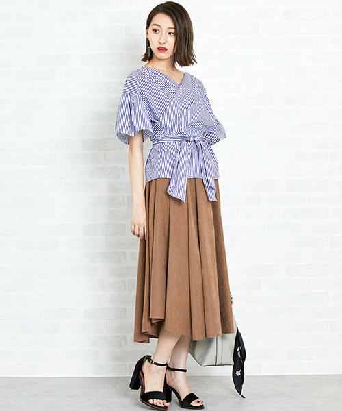 N.(N. Natural Beauty Basic)(エヌエヌナチュラルビューティーベーシック)の「【JJ 10月号掲載】ベロアサンダル(サンダル・レディース・ピンク/ブラック/グレー・MEDIUM/LARGE/SMALL)」の13枚目の写真